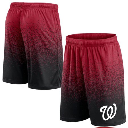 Washington Nationals Graduated Red Shorts